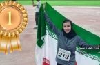 کسب مدال طلا دو ۳۰۰۰ متر با مانع مسابقات دو و میدانی غرب آسیا توسط حدیثه رئوف