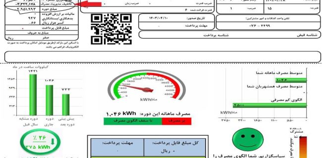 اعمال تخفیف مدیریت مصرف برروی قبوض مشترکین شرکت آب و نیروی ماهتاب کیش