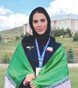 کسب نشان برنز دوومیدانی کار کیش در مسابقات انتخابی تیم ملی