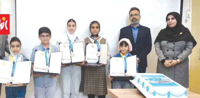 تجلیل از مقام آوران کیش در مسابقات کشوری و جهانی معادلات ذهنی چرتکه