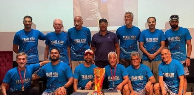 قهرمانی کیش در مسابقات شنای آب های آزاد کشور جام کاسپین