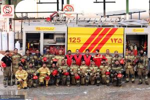 تقویت توان آتش نشانی کیش با مانورهای اطفای حریق