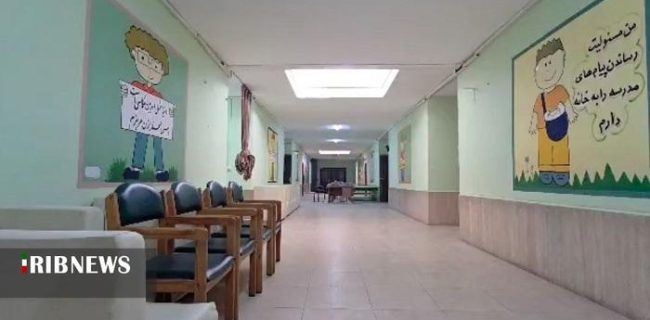 رنگ آمیزی ۳۰ هزار متر مربع از مدارس کیش