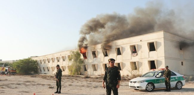 دومین مانور زلزله درکیش برگزار شد+ فیلم