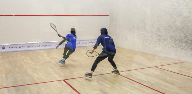 برگزاری مسابقات اسکواش بانوان به مناسبت هفته تربیت‌بدنی در کیش   